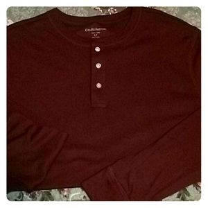 Men's long sleeve,pull over shirt.